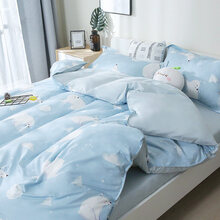 被套单件1.5米被罩150x200双人单人学生宿舍1.8x2.0被单套2米x2.3 北极熊 150x200cm