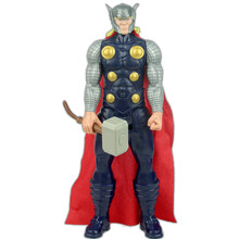 复仇者联盟3 蜘蛛侠钢铁侠美国队长雷神公仔玩具人偶手办可动模型摆件 雷神