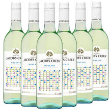 超市	杰卡斯（Jacob’s Creek） 波点系列 莫斯卡托白葡萄酒 750ml*6 整箱装 进口白葡萄酒