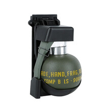 户外军事M67雷模型吃鸡道具专项配件军迷用品特种兵cosplay装扮 M67雷模型+黑色外壳套