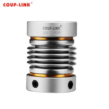 COUP-LINK 卡普菱 波纹管轴器 LK6-32(32X38) 铝合金联轴器 定位螺丝固定波纹管联轴器