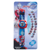 奥特曼投影手表恐龙侏罗纪霸王龙 玩具 电子表男女孩儿童卡通 奥特曼手表【投影20图】