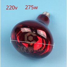 太阳膜烤灯灯防爆膜275瓦红色灯泡隔热测试展柜测试灯检测 红色 红外线灯泡275瓦 全车套装