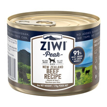 巅峰狗罐头ZiwiPeak成犬幼犬主食罐头泰迪金毛柯基狗狗零食湿粮新西兰进口 牛肉170g*1