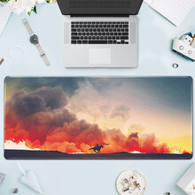 镇魂歌  鼠标垫超大号游戏电竞动漫二次元女生鼠标垫键盘垫加厚桌垫 骑士精神 300*800*4mm