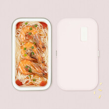 适盒A4BOX 保温饭盒加热饭盒电热饭盒热饭神器日式便当盒蒸饭器便携插电车载带饭神器智能加热午餐盒 日落粉（高配款）