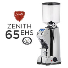 Eureka咖啡磨豆机 意大利进口Zenith 65e高速防静电防结块 商用意式咖啡粉研磨机 ZENITH 65E HS-镀铬色