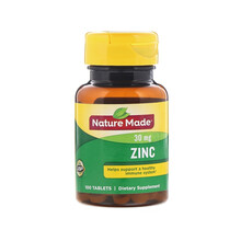 NatureMade自然制造 矿物质锌片 30毫克 100片 提高抵抗力免疫力多种维生素