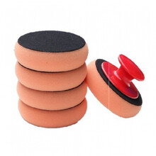 打海绵手工汽车镀晶抛光洗车打棉固体手动专用省力器SN4658 1手柄+5海绵（实用装）