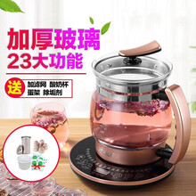 养生壶全自动加厚玻璃电煮茶壶中药壶煎药大容量2-2.5l黑茶小秋家 大滤网+酸奶盒蛋架除垢剂 升级版2.5L