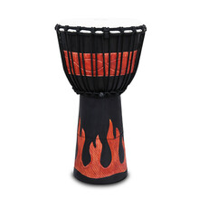 麦尔MEINL 非洲鼓 HDJ系列 整木掏空 手工雕刻 进口手鼓 10寸黑暗之炎-HDJ13