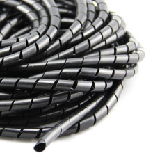 CHS电线包线缠绕管理线管黑色白色收纳绕线带埋线器缠绕管20mm黑色2.5米/卷 1卷