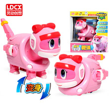 灵动创想（LDCX） 帮帮龙玩具 出动发变形儿童玩具套装 发声变形系列-薇琪