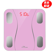 德国XinXiNi电子秤称重人体秤精准健康秤家用计体重秤智能减肥 粉色标配