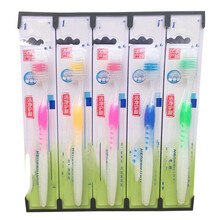 古达 一次性牙刷家用待客酒店宾馆细软毛竹炭成人 30支细丝软毛