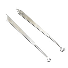 西芝 兽用阉割刀阉猪刀柳叶斜口桃型煽猪刀去势刀母猪迷你阉猪刀敲猪刀 D如图