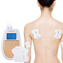 攀高数码经络按摩仪穴位脉冲针灸迷你肩周按摩器全身低频颈椎病电子多功能腰椎腿部 PG-2602C(双路)+50对贴片