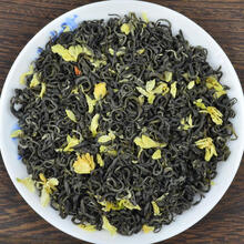 景屹飘雪 茉莉花茶 浓香型散装茶叶川飘罐装500g