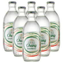超市	
Chang 泰国进口大象0糖0卡0脂气泡水 泰象苏打水汽水饮料 325ml*6瓶