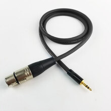 WaveArt WAVEART 3.5立体声对卡农母线 音频线  1米