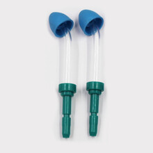 康护堂美国洁碧冲牙器配件水牙线WATERPIK WP-100EC/W手柄水管标准喷头牙周袋正奇刮舌 洗鼻喷头两只（水雾）