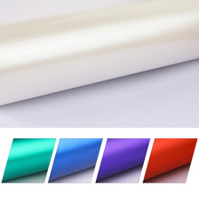 汽车哑光电镀冰膜改色膜改装全车身亚光汽车贴纸车贴膜车顶膜 冰膜一卷20米 陶瓷白