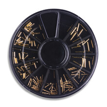 R·S NAIL美甲饰品钻饰金属铆钉小米粒合金贴片指甲贴亮片 008