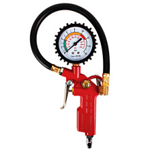 酷莱普指针胎压表 轮胎胎压计可放气车充气表 用压力表KLP-86005红色