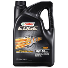 嘉实多（Castrol）全合成机油 极护EDGE 0W-40 A3/B4 SN 5Qt 美国原装进口