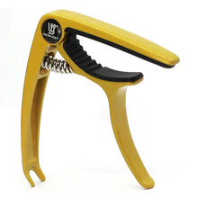 沃森吉他变调夹 capo变音尤克里里通用民谣木吉他配件夹子woshion 03合金款 柠檬黄