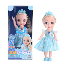 冰雪奇缘艾莎公主会说话的智能娃娃安娜对话娃娃巴比娃娃儿童玩具女孩套装 3-6岁 一代艾莎可闭眼