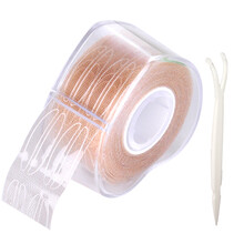 蕾丝双眼皮贴隐形无痕网纱自然透气不反光橄榄型半月型纤维条美目贴美眼贴 蕾丝网纱橄榄型（需配胶水使用）