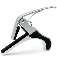 红棉（Kapok） 吉他变调夹 大抓手金属吉他变调夹 民谣吉他变调夹古典吉他通用 银色