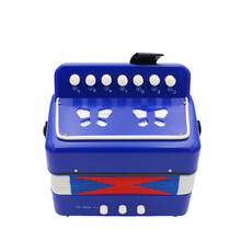 奇宝居 儿童手风琴贝斯乐器  7键2贝斯 防摔学生婴儿乐器西洋乐器 蓝色