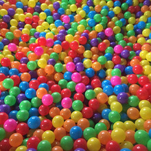 loveforever海洋球波波球 淘气堡幼儿园球游乐场专用儿童宝宝玩具球 100个5.5cm海洋球混色不含白色