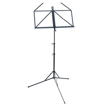 WITTNER *德国温特纳 乐谱架 吉他古筝小大提琴二胡曲谱台 便携式可升降折叠 银色谱架+藏青色谱架袋