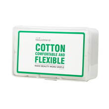 BLD贝览得盒装薄款化妆棉卸妆棉纯棉上妆补水卸妆湿敷 1000片塑料盒装 1盒