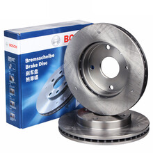 博世（BOSCH）刹车盘前盘 汽车制动盘 刹车碟 前轮两片 适用于 奥迪TT Q3大众CC迈腾途观新帕萨特昊锐速派