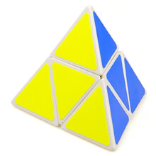 圣手 二阶金字塔魔方异形魔方二阶变体魔方7102A 圣手二阶金字塔白色