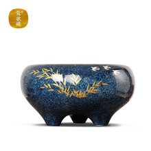 莺歌烧迷你电陶炉煮茶 家用迷你电茶炉功夫茶泡茶炉智能静音大功率煮茶器 蓝色飞鸟