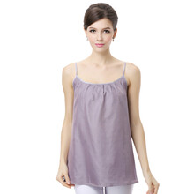 朵雅防辐射孕妇装银纤维防辐射服吊带N013 紫色 L