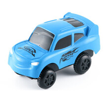 电动轨道玩具小汽车专用小车配件托马撕小火车过山车悍马赛车 宽4.2cm赛车蓝 轨道小车2件包邮，单独1件不发货