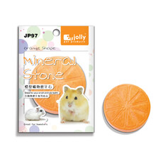 JOLLY小宠物磨牙石仓鼠兔子龙猫荷兰猪磨牙用品矿物石 橙子仓鼠矿物磨牙石 食用色素 JP97