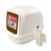猫乐适猫砂盆全封闭半封闭猫砂盆猫厕所 CL101-XL 大猫耳