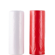 潮洁 加厚一次性桌布台布 圆方餐桌台布家用塑料薄膜布 白色1.8x1.8米(20张)