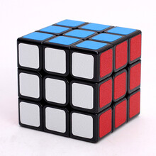 免邮 圣手魔方传奇系列魔方比赛专用二阶三阶四阶五阶魔方套装顺滑可调儿童益智玩具减压玩具 3阶黑色