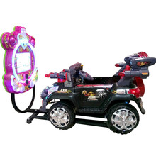 loveforever2020新款儿童投币电动3D液晶游戏卡丁车摇摇车摇摆机 浅灰色