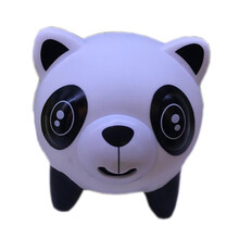 吐舌头减压玩具 宝宝洗澡玩具戏水搪胶玩具 儿童卡通橡皮游水动物捏捏叫 黑白熊猫
