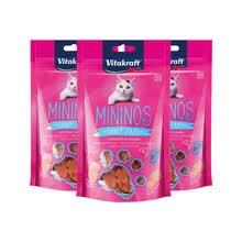 卫塔卡夫迷你系列猫零食肉类零食 三文鱼小片40g*10