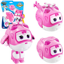 奥迪双钻 超级飞侠 变形趣变蛋玩具套装 全套奇趣乐迪小爱男童包警长 手工变形玩具趣变蛋收纳箱 趣变蛋三种形态-小爱720554